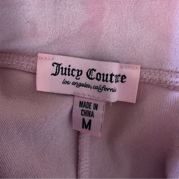Juicy Couture Pink Bling Tracksuit Jacket Pants M - Picture 11 of 11